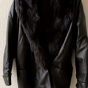 Greg Bell Women’s vintage leather jacket 1980s macys